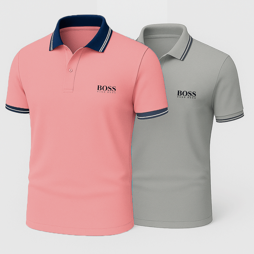 [TAKE 2, PAY FOR 1] 2-PIECE SET PREMIERE POLO SHIRTS